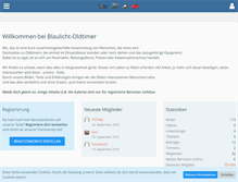 Tablet Screenshot of blaulicht-oldtimer.de